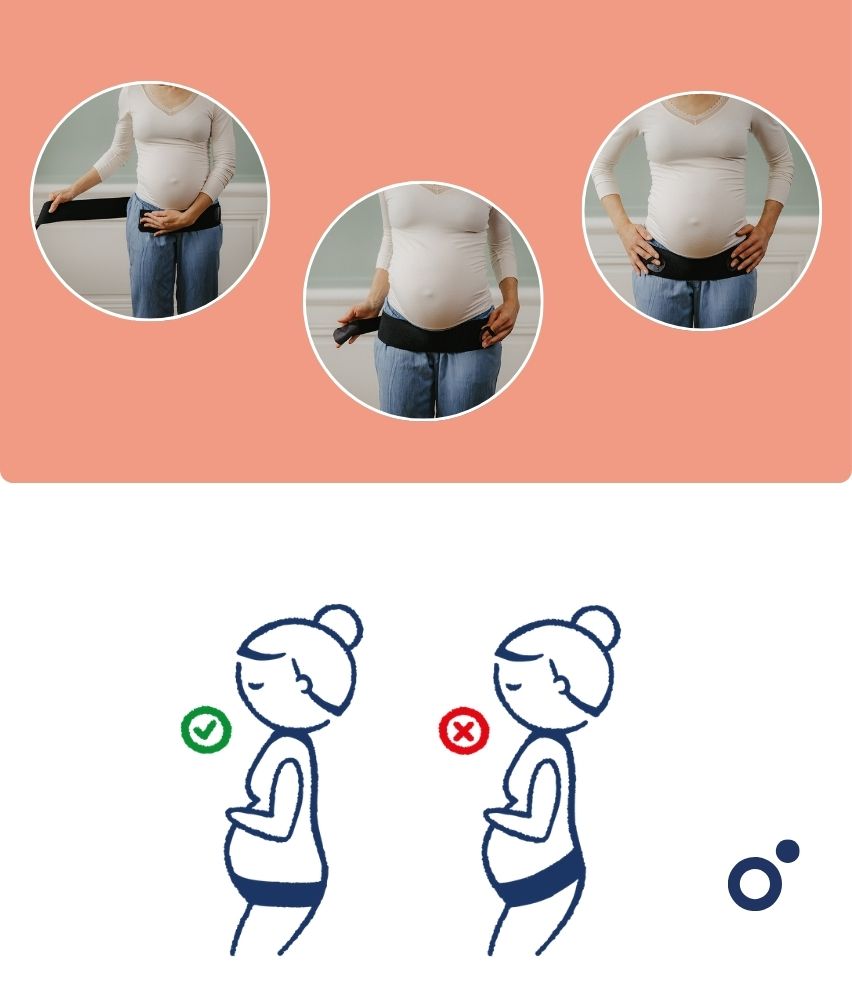 Ceinture de maintien grossesse Mom'n Belly doomoo
